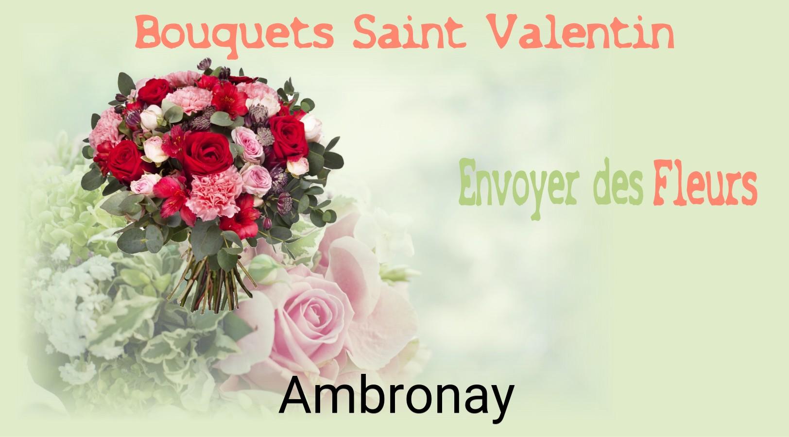 Roses de Saint-Valentin livrées à Ambronay